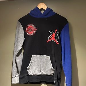 Jordan Boys Multi-Color Pullover Hoodie sz Large Great Condition